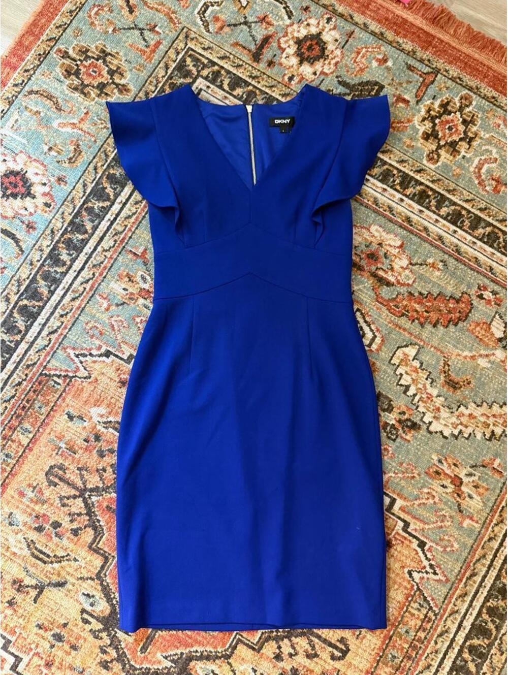 DKNY Women's Blue BodyCon Dress